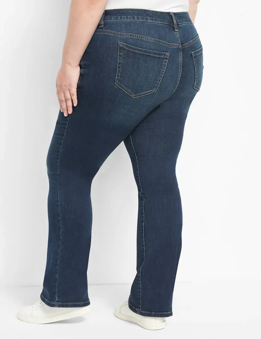 Bootcut^Lane Bryant Straight Fit High-Rise Boot Jean Dark Denim