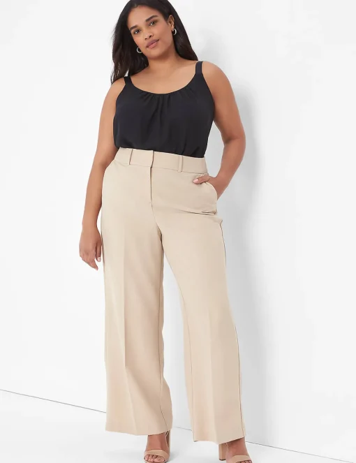 Shirts & Blouses^Lane Bryant Straight Hem Cami With Grosgrain Ribbon Straps Black