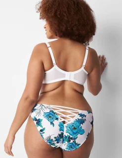 Sexy Panties^Lane Bryant Strappy-Back Bikini Panty Peony Floral