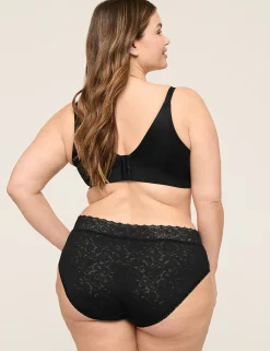 Hipster Panties^Lane Bryant Stretch Lace Hipster Panty Black