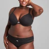 Sexy Panties^Lane Bryant Stretch Lace Thong Panty Black