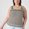 Shirts & Blouses^Lane Bryant Striped Stitch Sweater Tank Multi Stripe
