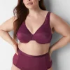 Full Coverage Bras^Lane Bryant Summer Sheer Lightly Lined Full Coverage Bra Grape Wine