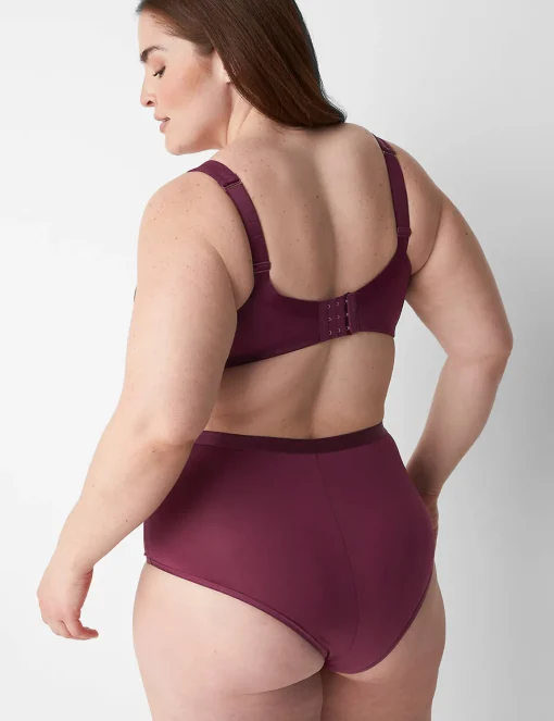 Full Coverage Bras^Lane Bryant Summer Sheer Lightly Lined Full Coverage Bra Grape Wine
