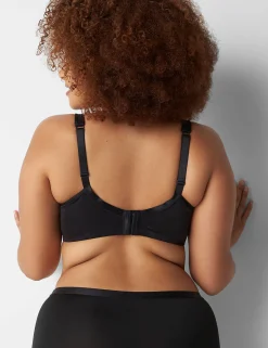 Balconette Bras^Lane Bryant Summer Sheer Unlined Balconette Bra Black
