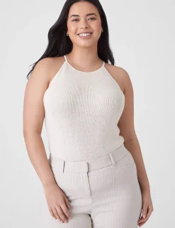 Sweaters^Lane Bryant Sweater Tank Ivory