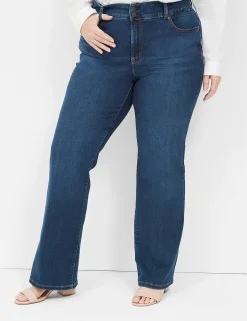 Tighter Tummy^Lane Bryant Tighter Tummy Fit High-Rise Boot Jean Dark Denim