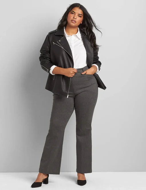 Bootcut^Lane Bryant Tighter Tummy High-Rise Boot 4-Season Pant Grey