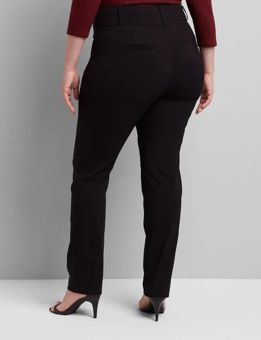 4-Season Collection^Lane Bryant Tighter Tummy High-Rise Straight 4-Season Pant Black