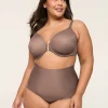 Full Coverage Bras^Lane Bryant Totally Smooth Full Coverage Front-Close Bra Deep Taupe