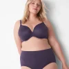 Full Coverage Bras^Lane Bryant Totally Smooth Lightly Lined Full Coverage Bra Nightshade