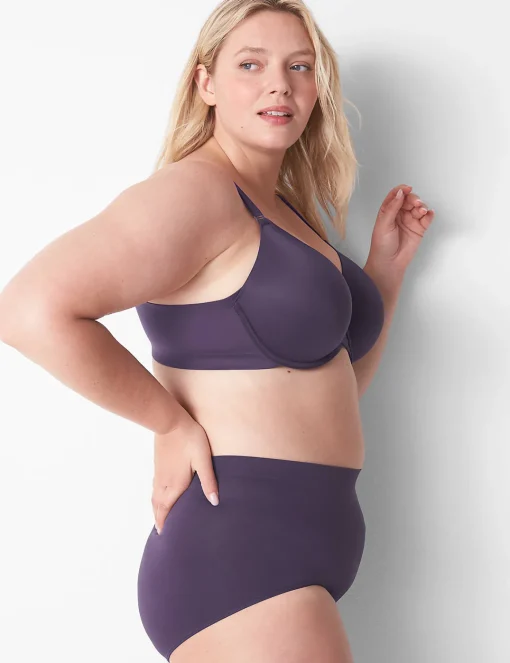 Full Coverage Bras^Lane Bryant Totally Smooth Lightly Lined Full Coverage Bra Nightshade