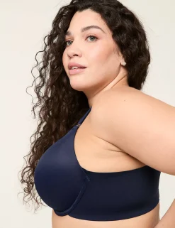 Full Coverage Bras^Lane Bryant Totally Smooth Lightly Lined Full Coverage Bra Maritime Blue