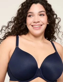 Full Coverage Bras^Lane Bryant Totally Smooth Lightly Lined Full Coverage Bra Maritime Blue