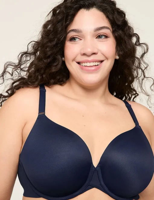 Full Coverage Bras^Lane Bryant Totally Smooth Lightly Lined Full Coverage Bra Maritime Blue